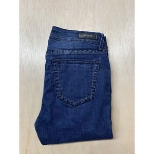 Grace In LA Jeans Womens Sz 26 Easy Fit Blue Stretch Denim Approx‎ 30x24